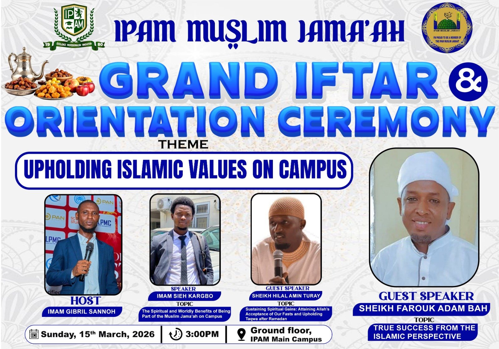 IPAM Muslim Jama’ah Grand Iftar and Orientation Ceremony