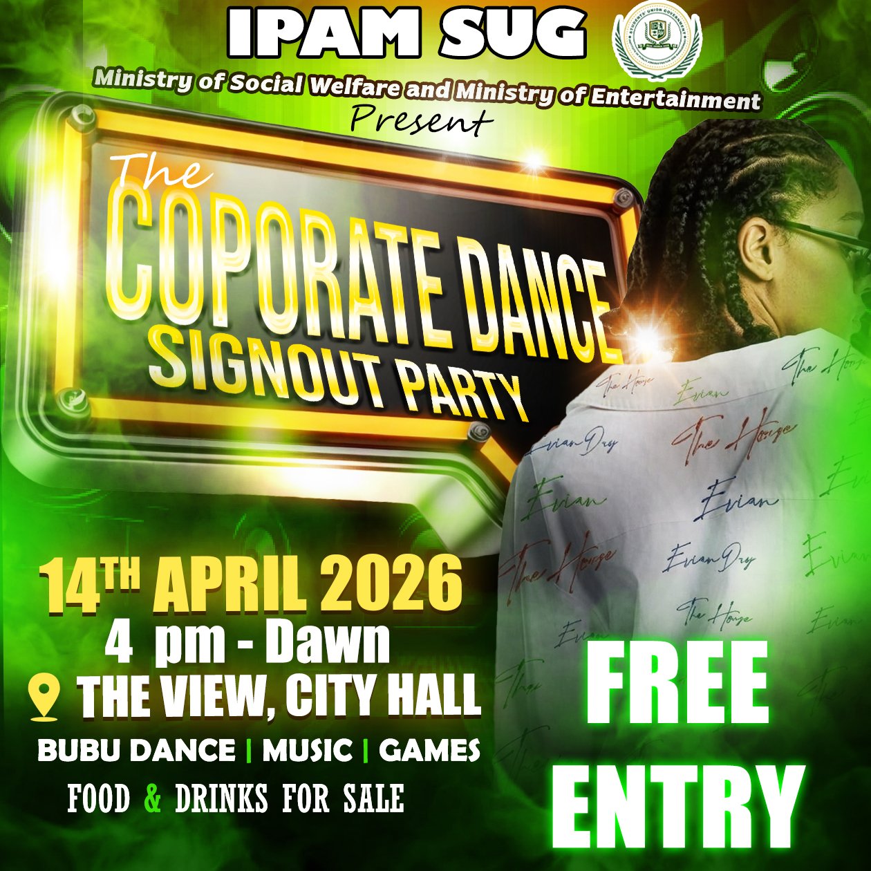 FREE ENTRY SIGNOUT PARTY