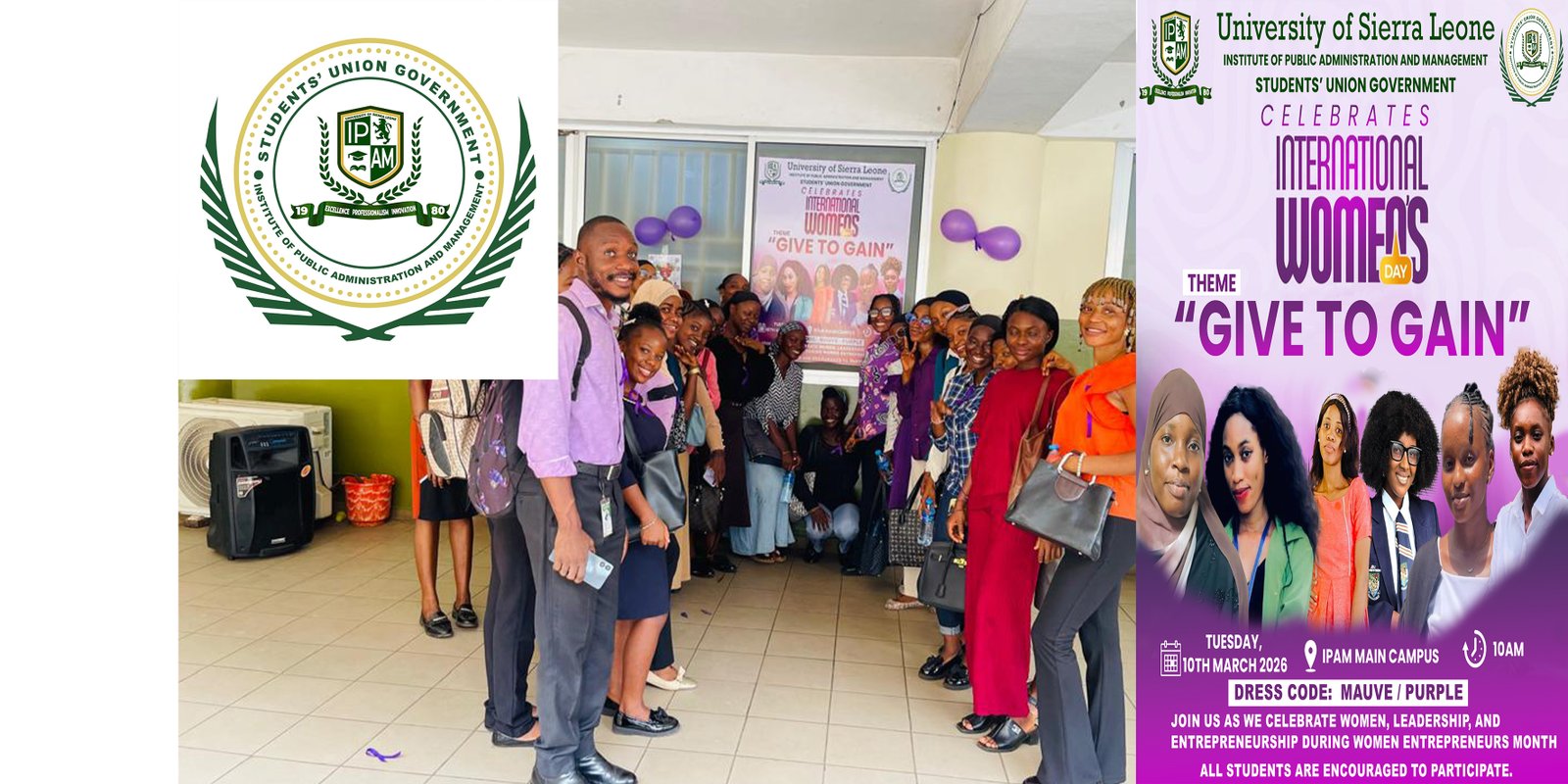 Students’ Union Government Celebrates International Women’s Day at IPAM University
